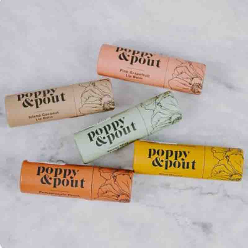 Lip Balm Container Push Up Pape